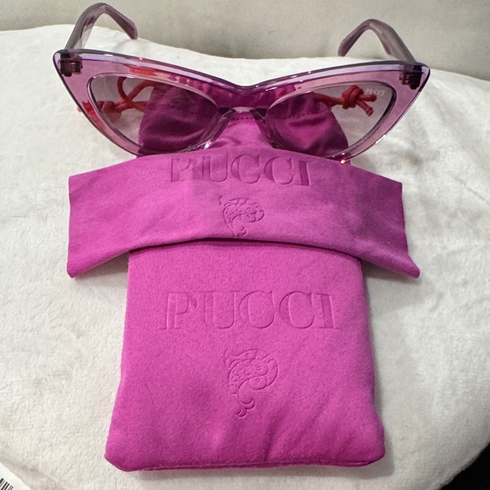 Emilio Pucci Purple Cat-Eye Sunglasses